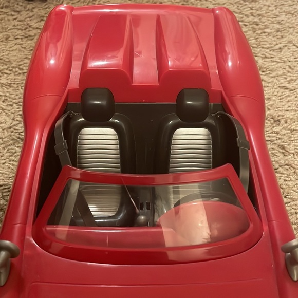 COPY - Barbie car, Red Convertible sports car. Excellent condition. - Picture 3 of 3